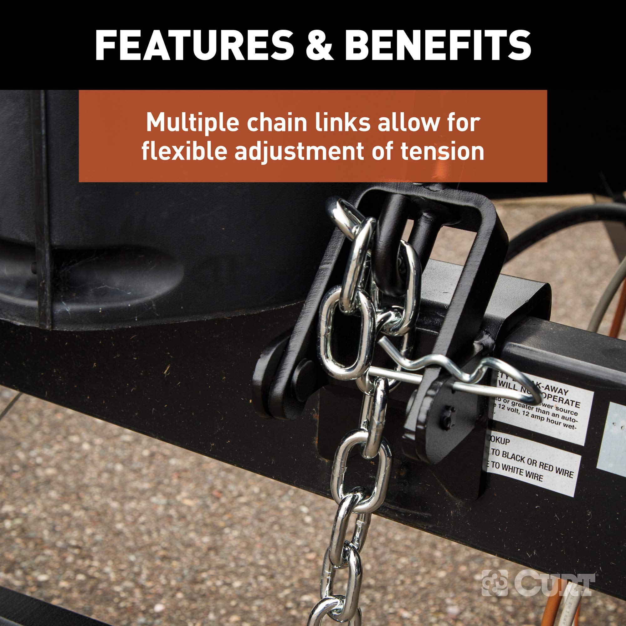 Weight Distribution Hitch Chain Kit CURT 17111 Replacement