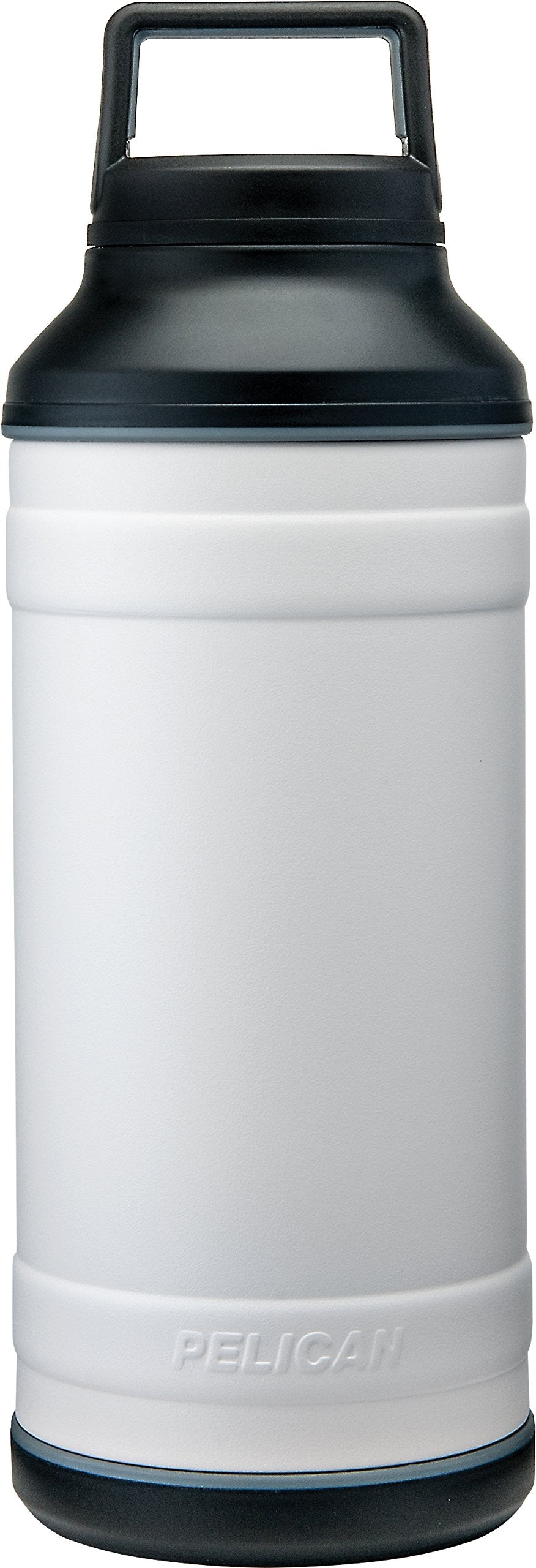 64oz Pelican Bottle (White) | Double Wall Insulated Water Bottle | Keep Hot Drinks for 12 Hours & Cold Drinks for 24 Hours | BPA Free