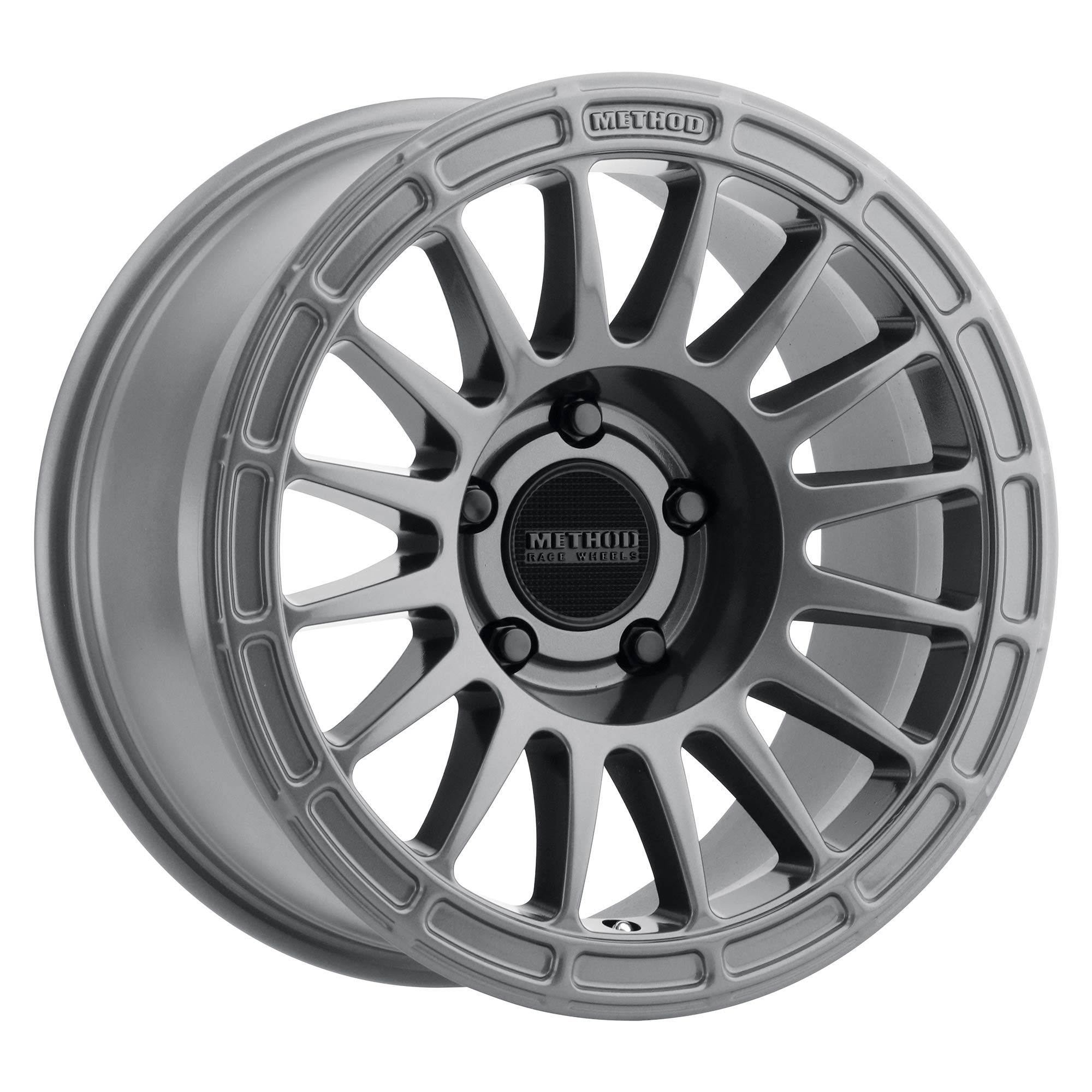 Method Race Wheels 17x7.5" Gloss Titanium 5x150", 25mm offset 5.2" Backspace, MR31477558825
