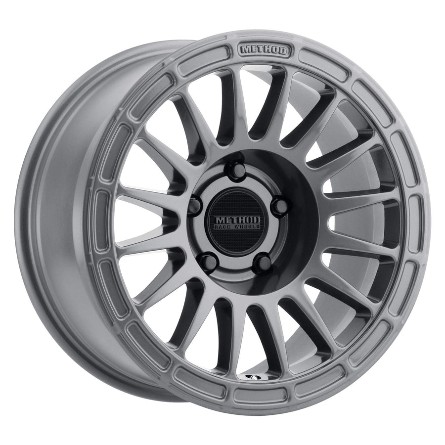 Method Race Wheels 17x8.5" Gloss Titanium 5x150", 0mm offset 4.75" Backspace, MR31478558800