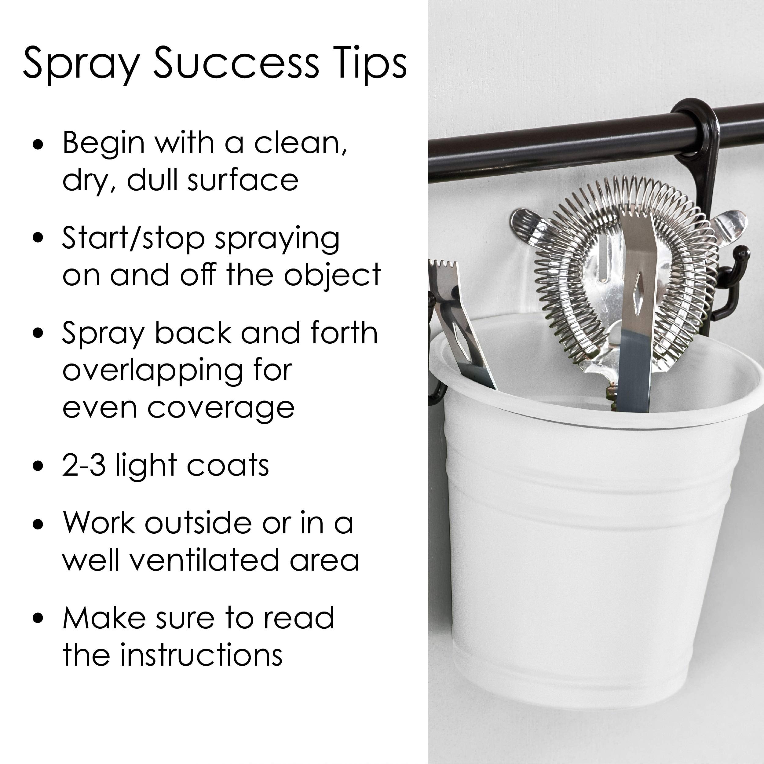 Fusion Krylon All-In-One Adhesive Spray Paint for Indoor/Outdoor Use, 12 oz, White