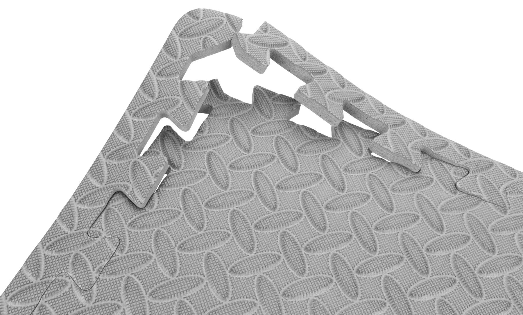 24-Inch X 24-Inch Performance Tool W88989 Protective Diamond Shape Anti-Fatigue Interlocking Floor Mat (24 Square Feet), Grey
