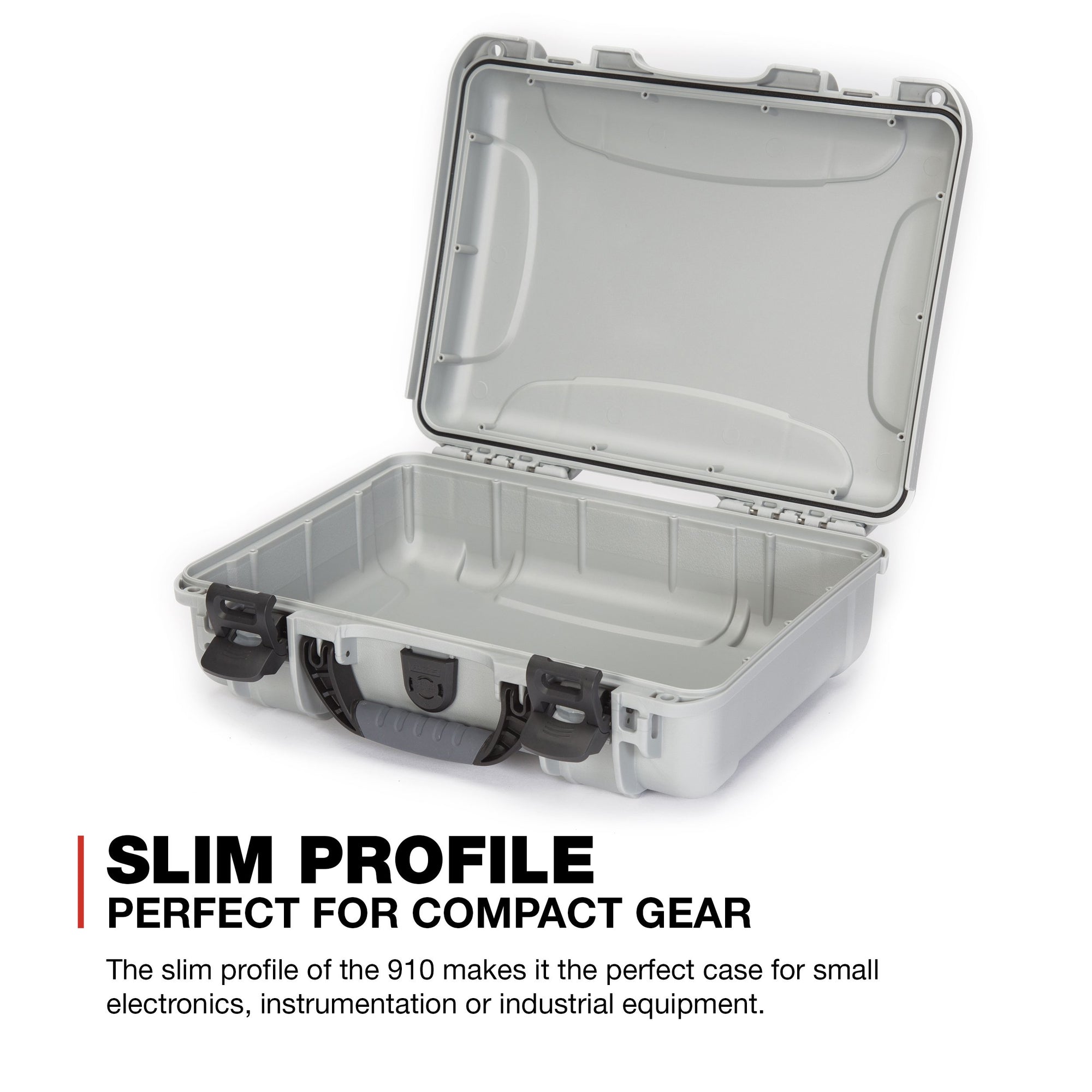 Waterproof Nanuk 910 Hard Case Empty - Silver