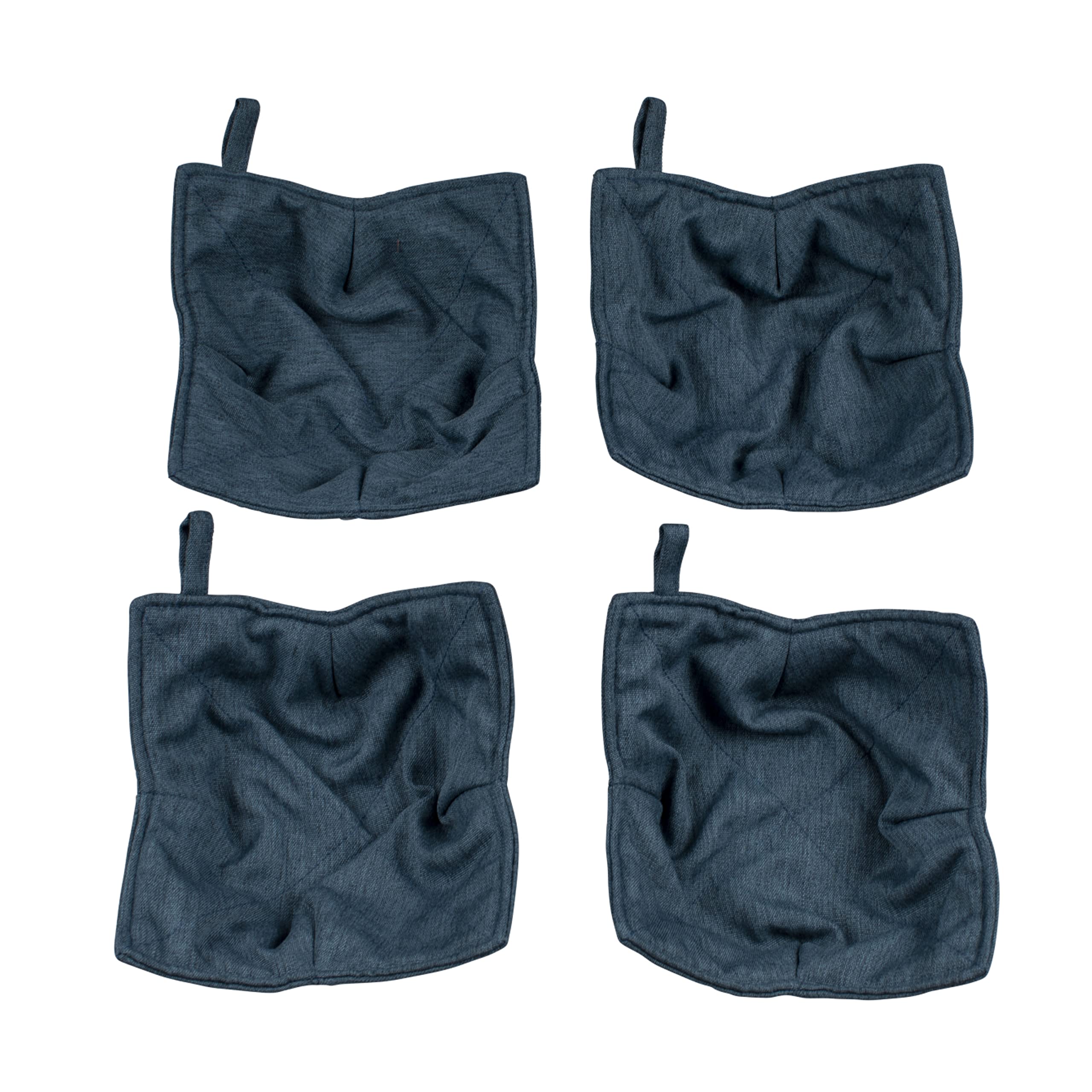 Cozy Bowl Holder Set Lippert™ - 4 Pieces, Navy – Insulate Food and Protect Your Hands – Made from Premium, Microwave-Safe Polyester Fabric – Temperature Rated to 400°F – Machine Washable – 2022107823