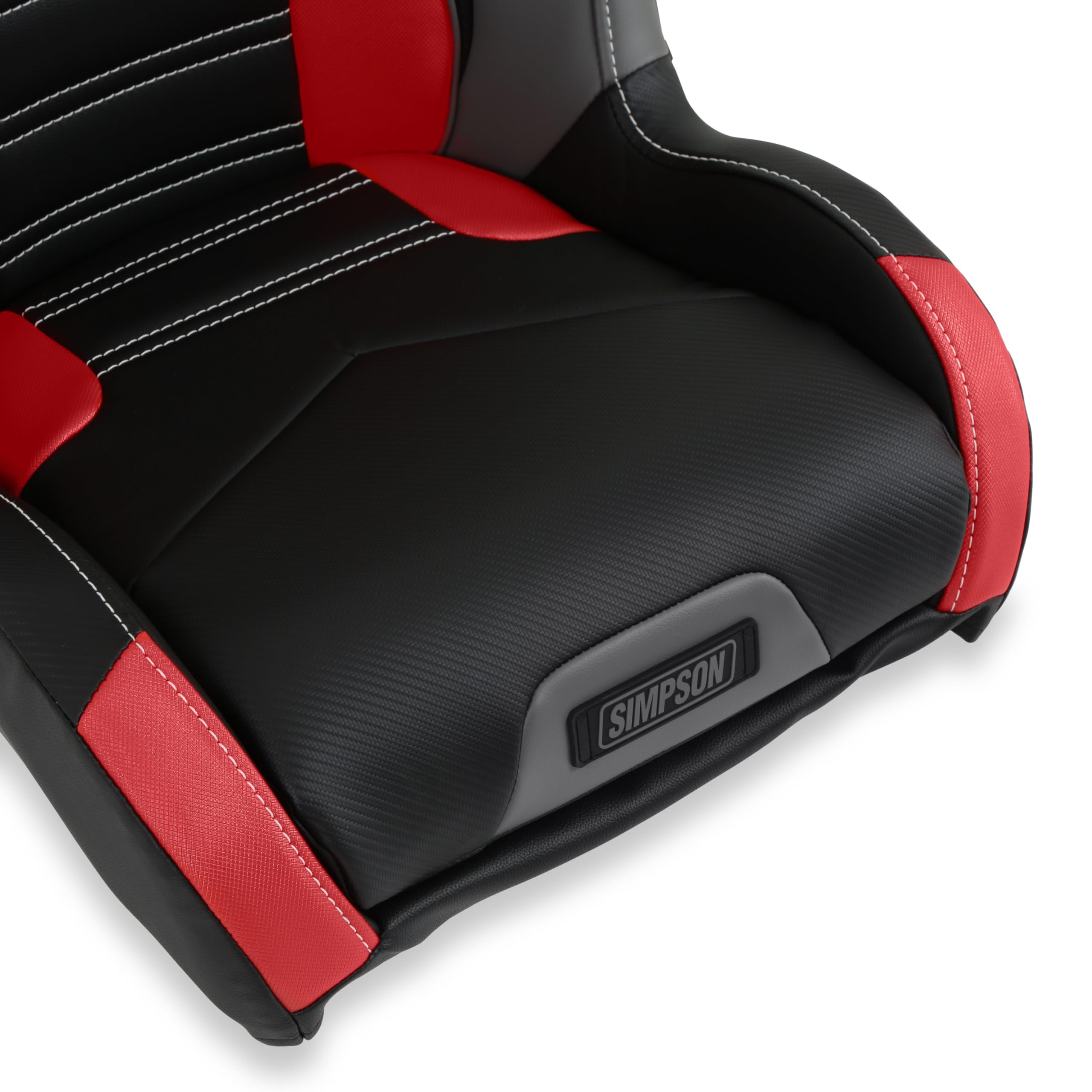 Pro Sport Simpson Racing 107-306 UTV Seat Black/Red/Gray