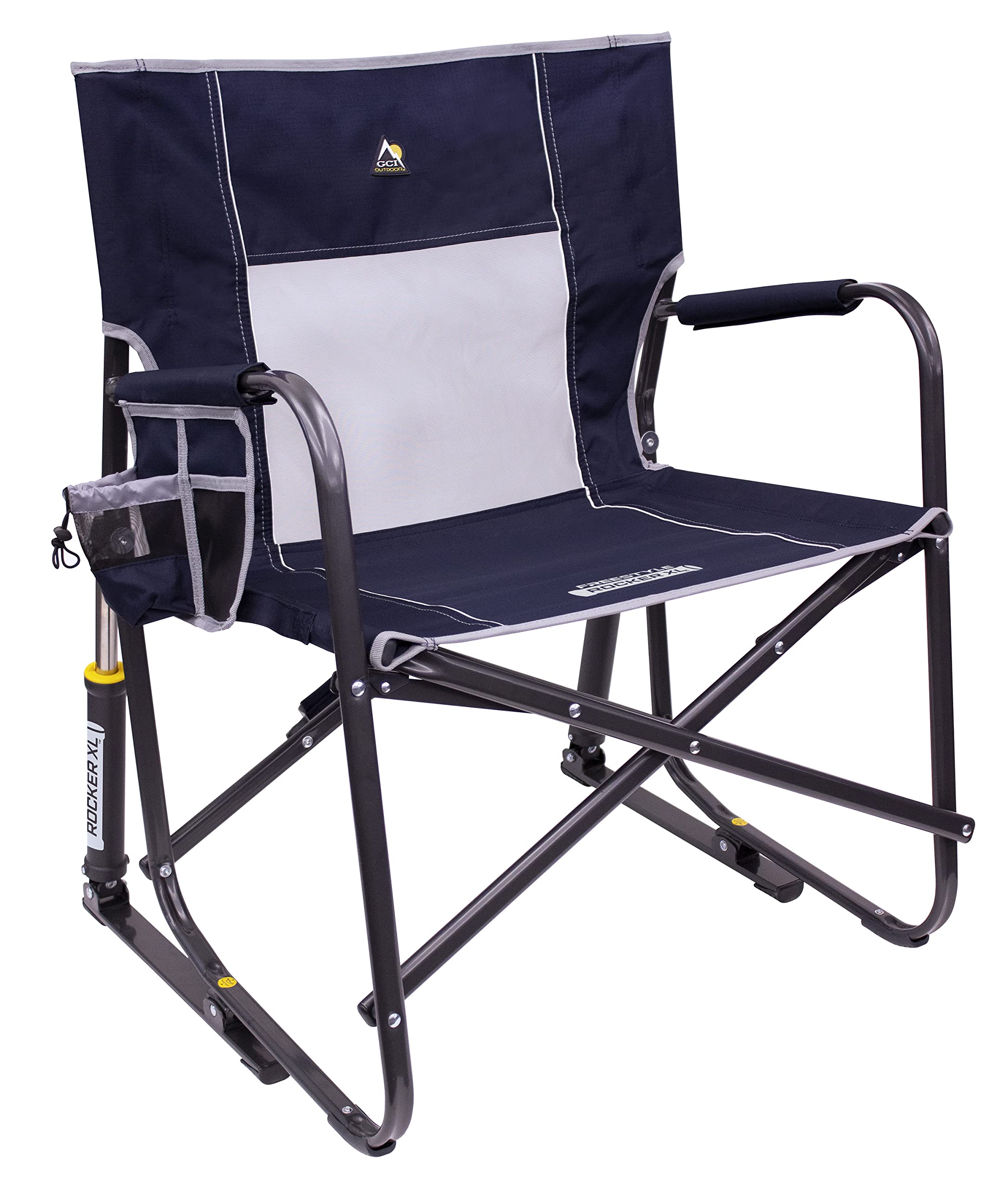 GCI Outdoor Rocking Chair Freestyle XL Portable Folding and Outdoor Camping Chair