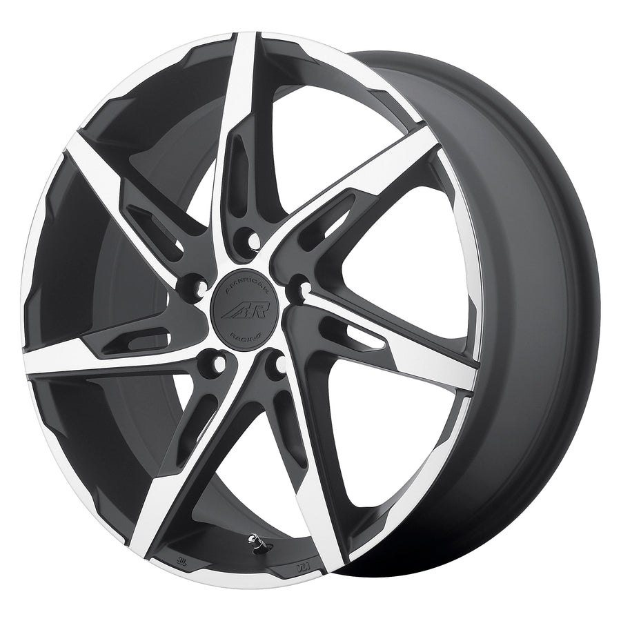 AR900 American Racing 17X7.5 5X115 S-BLK MACH 45MM - AR90077515745