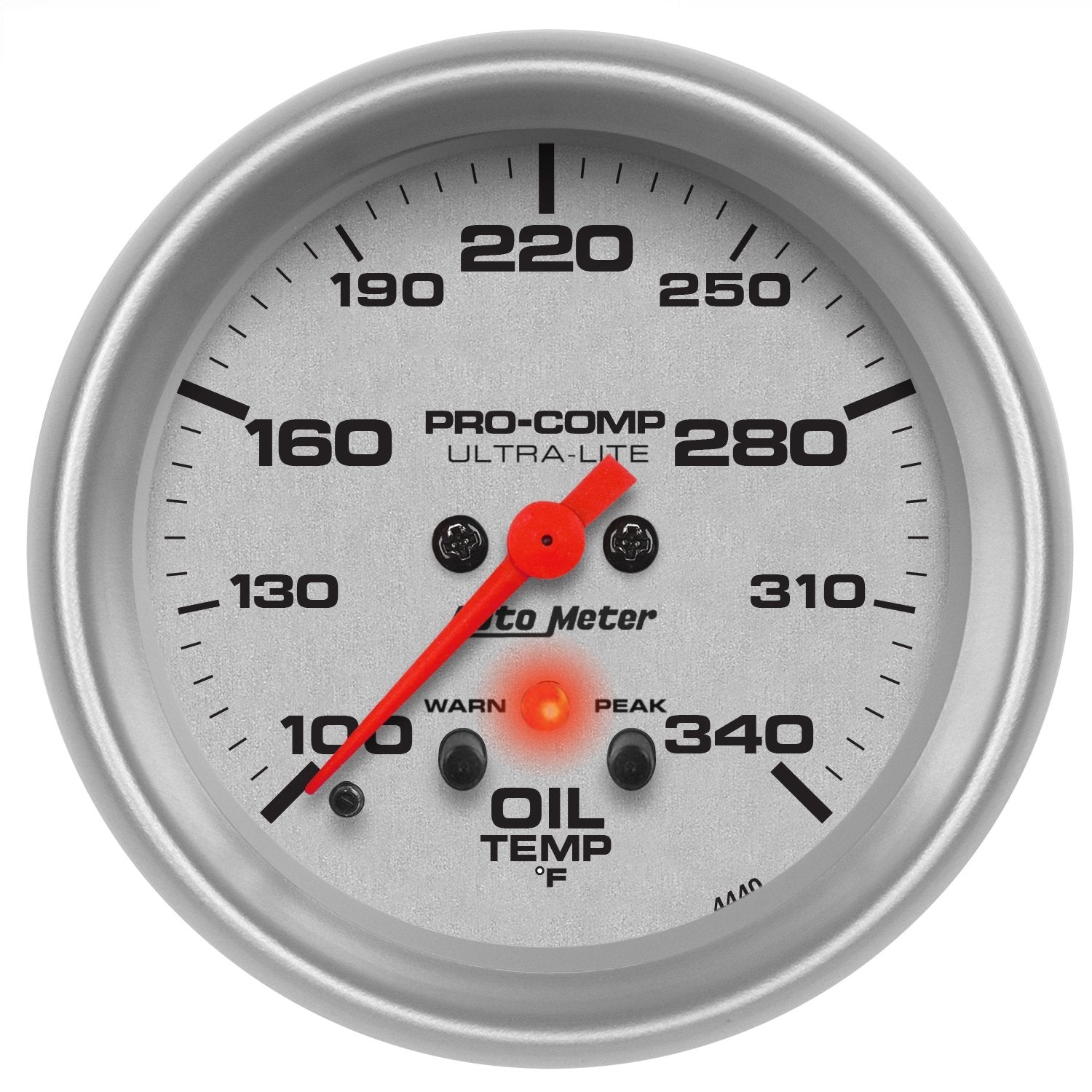 Auto Meter Ultra-Lite 4440 Electric Oil Temperature Gauge