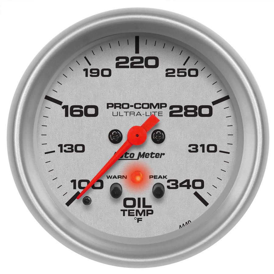 Auto Meter Ultra-Lite 4440 Electric Oil Temperature Gauge
