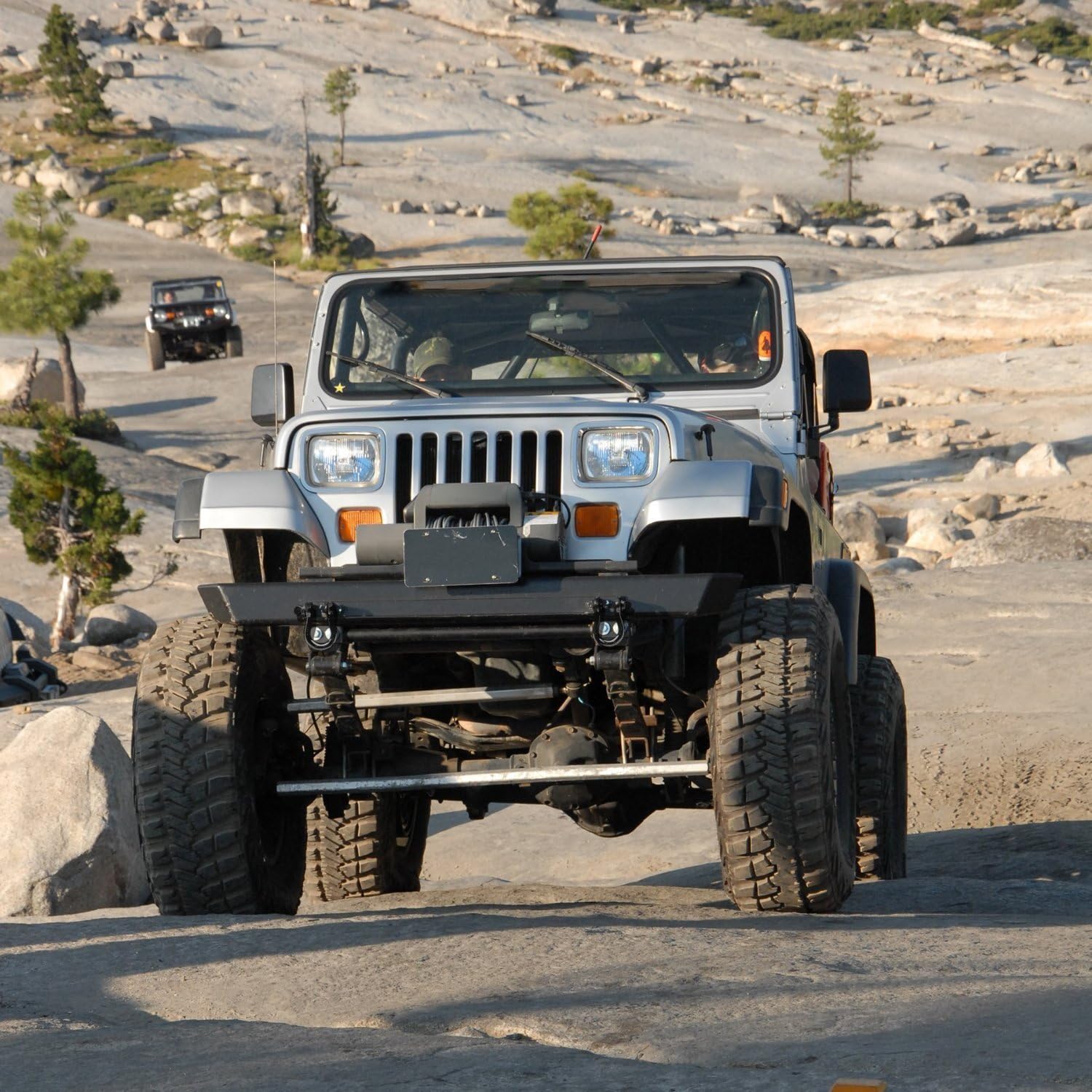 SRC Classic Smittybilt Front Bumper with D-Ring Mounts and Shackles for 1976-2006 Jeep® Wrangler TJ/YJ/LJ