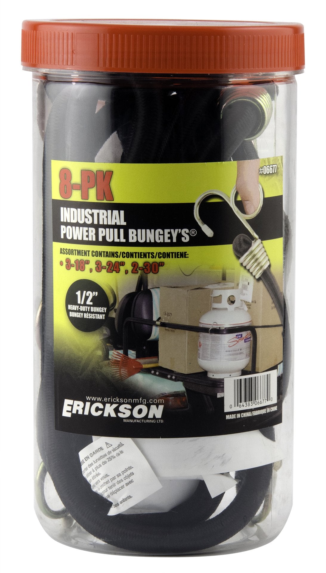 Industrial Power Pull Bungey in a Jar, Erickson 06677, 2 Pack