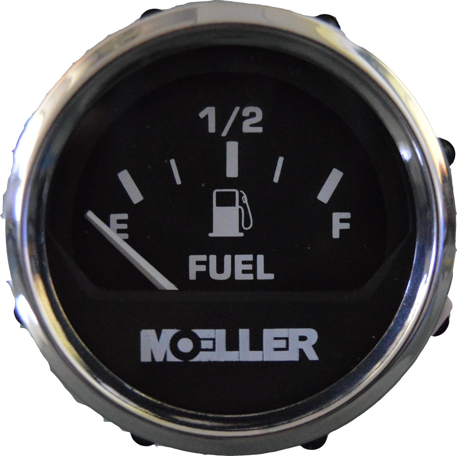 Moeller 35 to 240 Ohms Dash Mounted Electric Fuel Gauge 035727-10