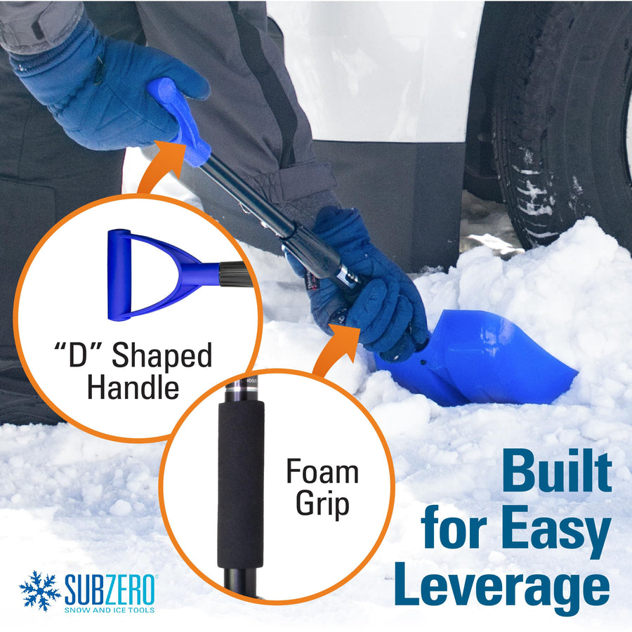 Auto Emergency Shovel SubZero 17297 with Bonus Ice Ripper
