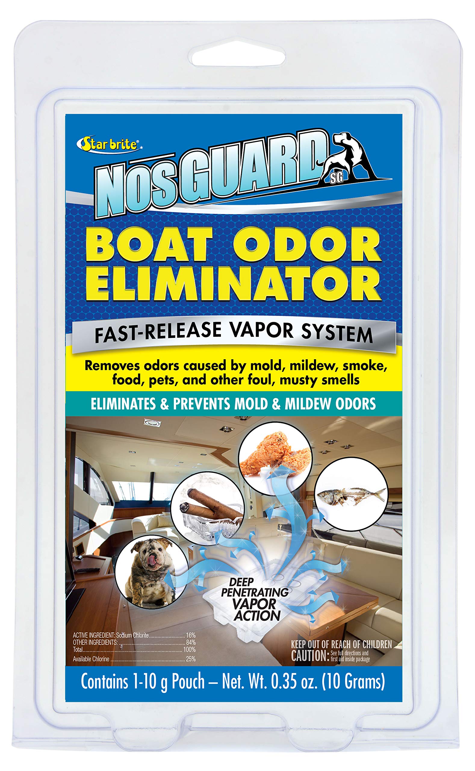 Boat Odor Eliminator STAR BRITE - Fast-Release Vapor System 10g (089990)