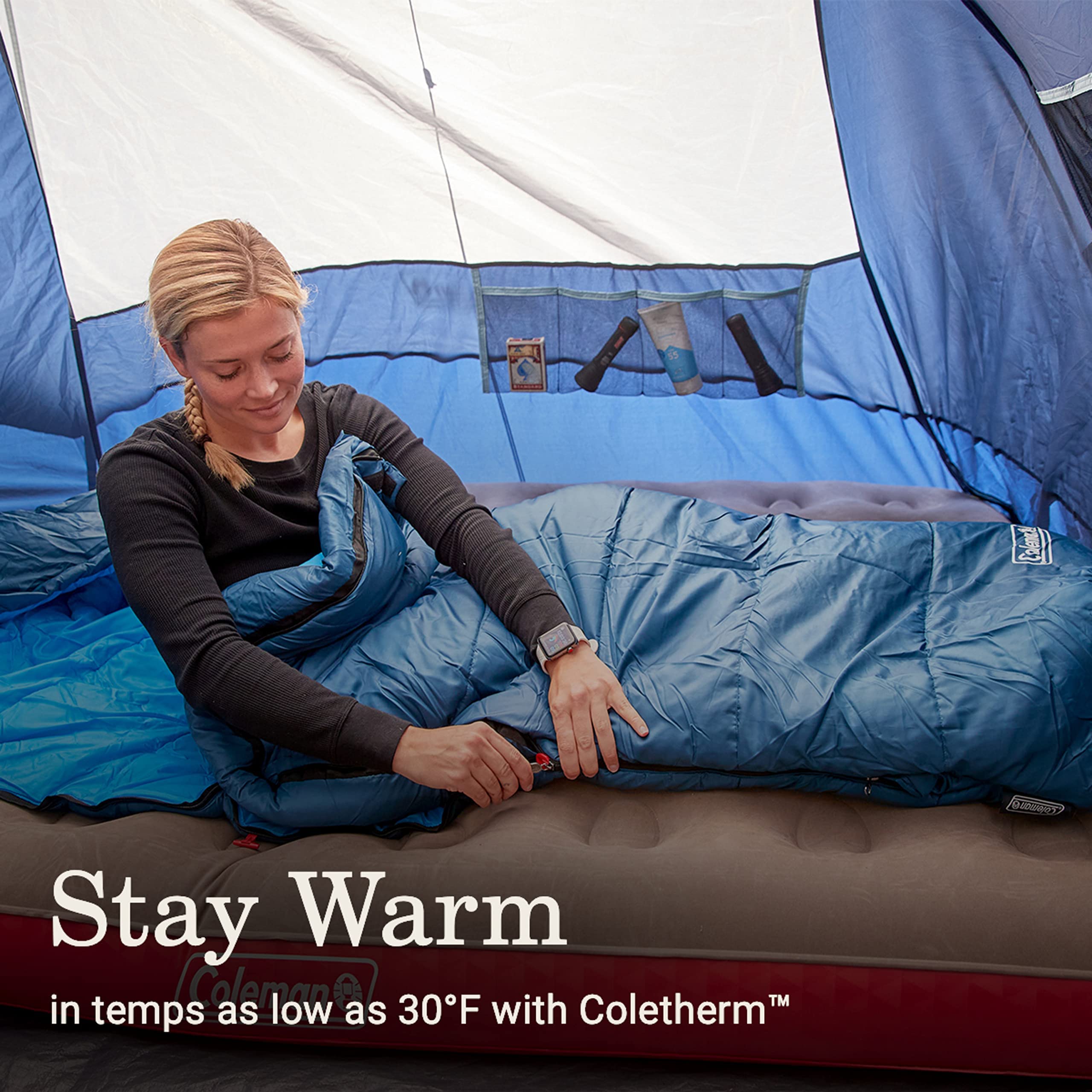 Tidelands 30° Coleman Mummy Sleeping Bag for Adults