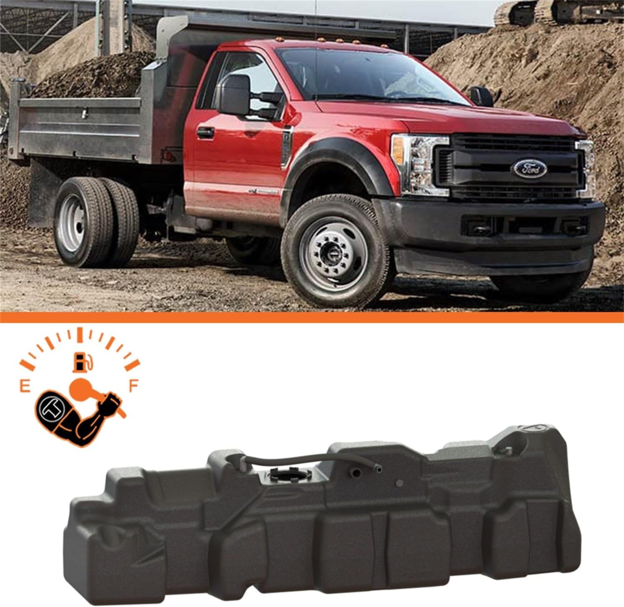 40 Gallon Universal Ford Cab & Chassis Replacement Tank by Titan Fuel Tanks
