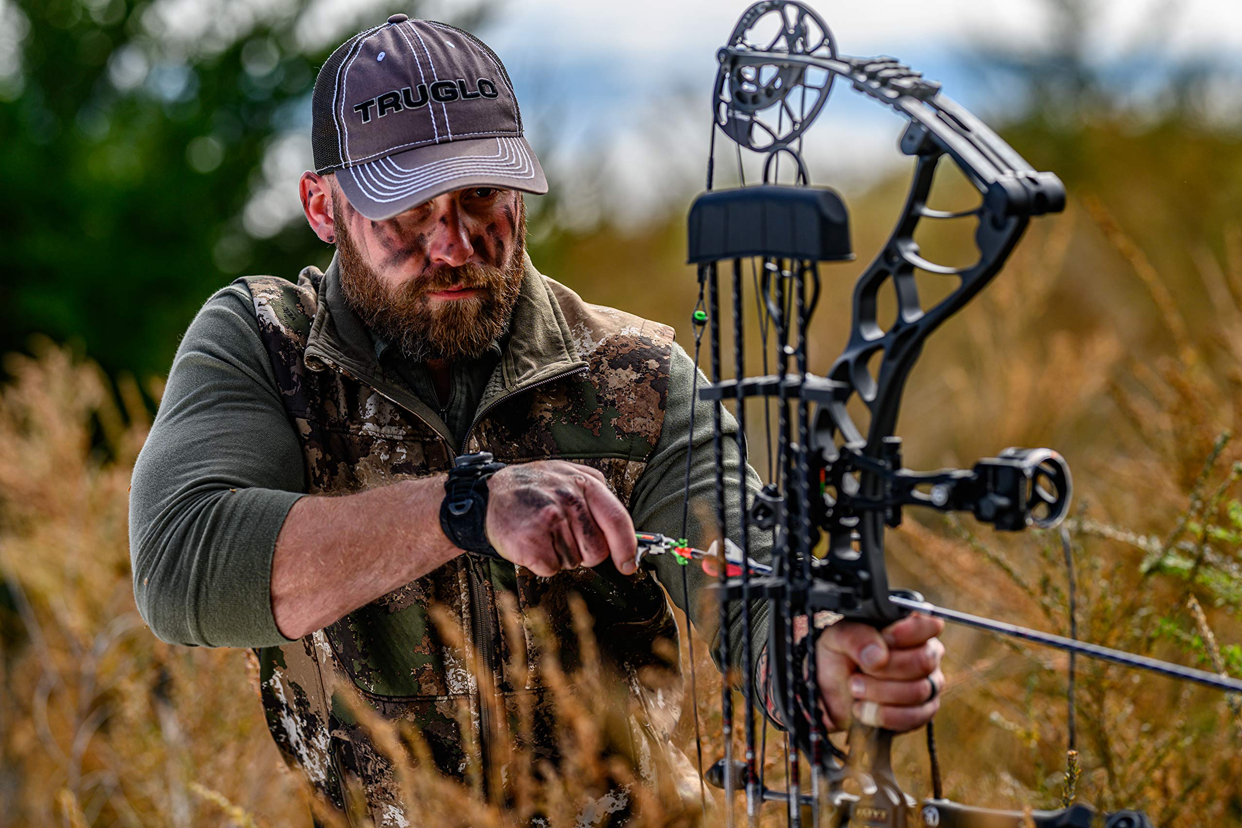 Tectro TRUGLO 6-Arrow Ultra-Quiet Lightweight Aluminum Vibration-Absorbing Bow Hunting Archery Quiver