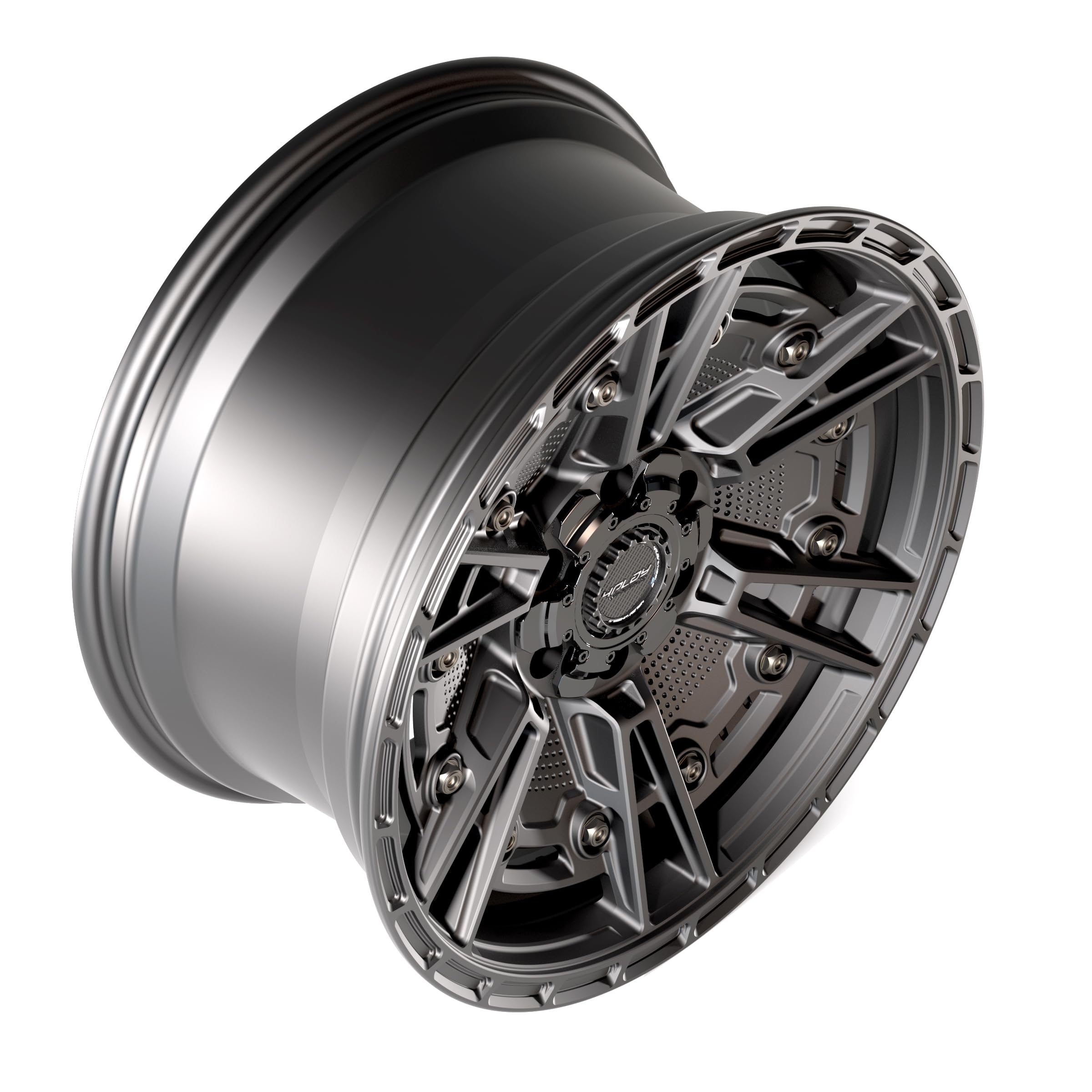 4PLAY 4PS01 Wheels 18 Inch Rim Fits 6x135 & 6x139.7 18x9 Satin Black (1)