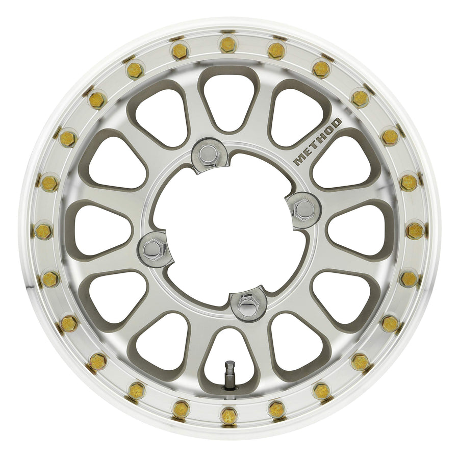 Method Race Wheels 401-R Beadlock UTV Low Offset Raw Machined 15x5" 4x156", 0mm offset 3" Backspace, MR40155046300B2