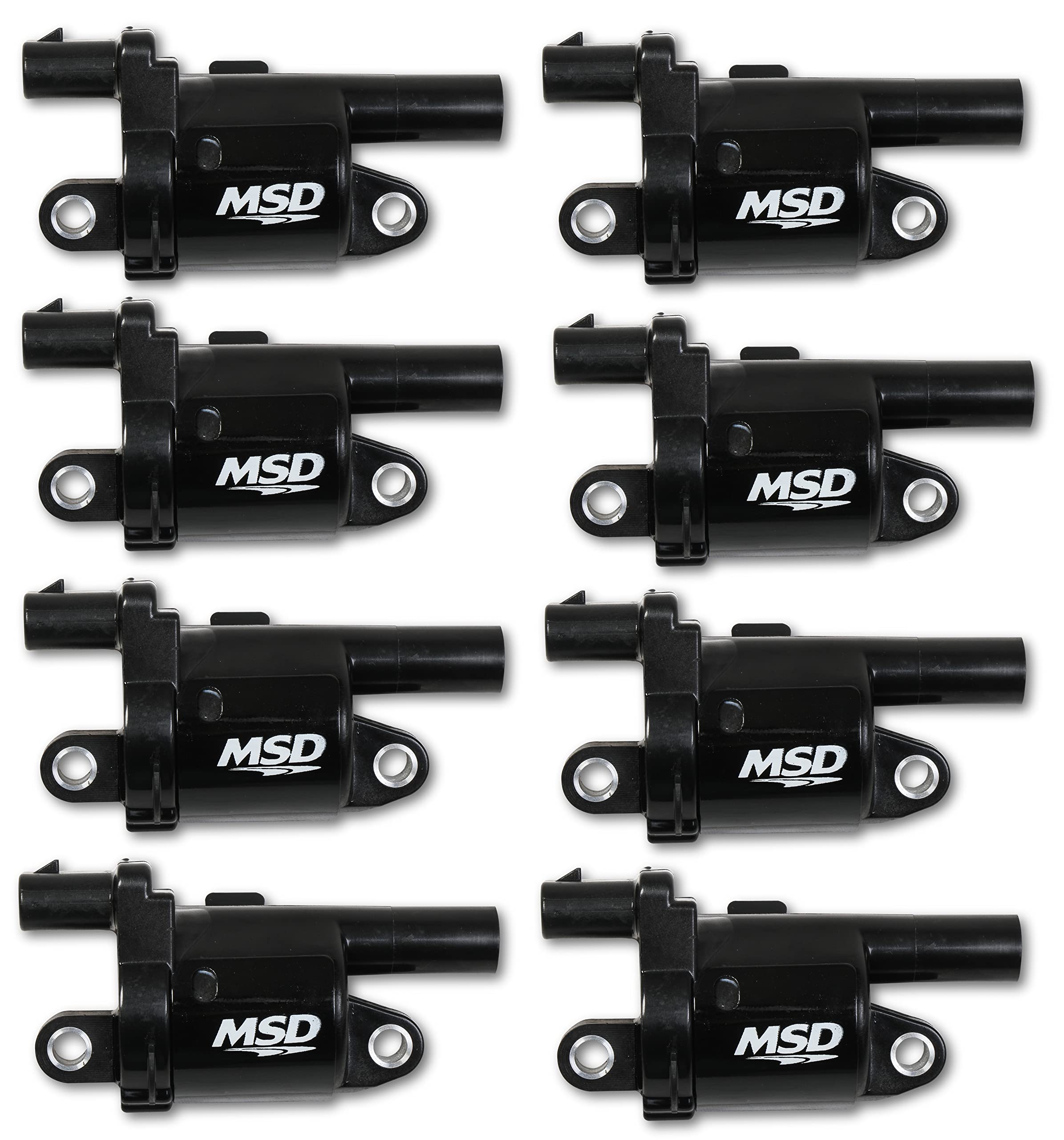 Blaster Series MSD 826883 Ignition Coil, Round, Black, 8-pack