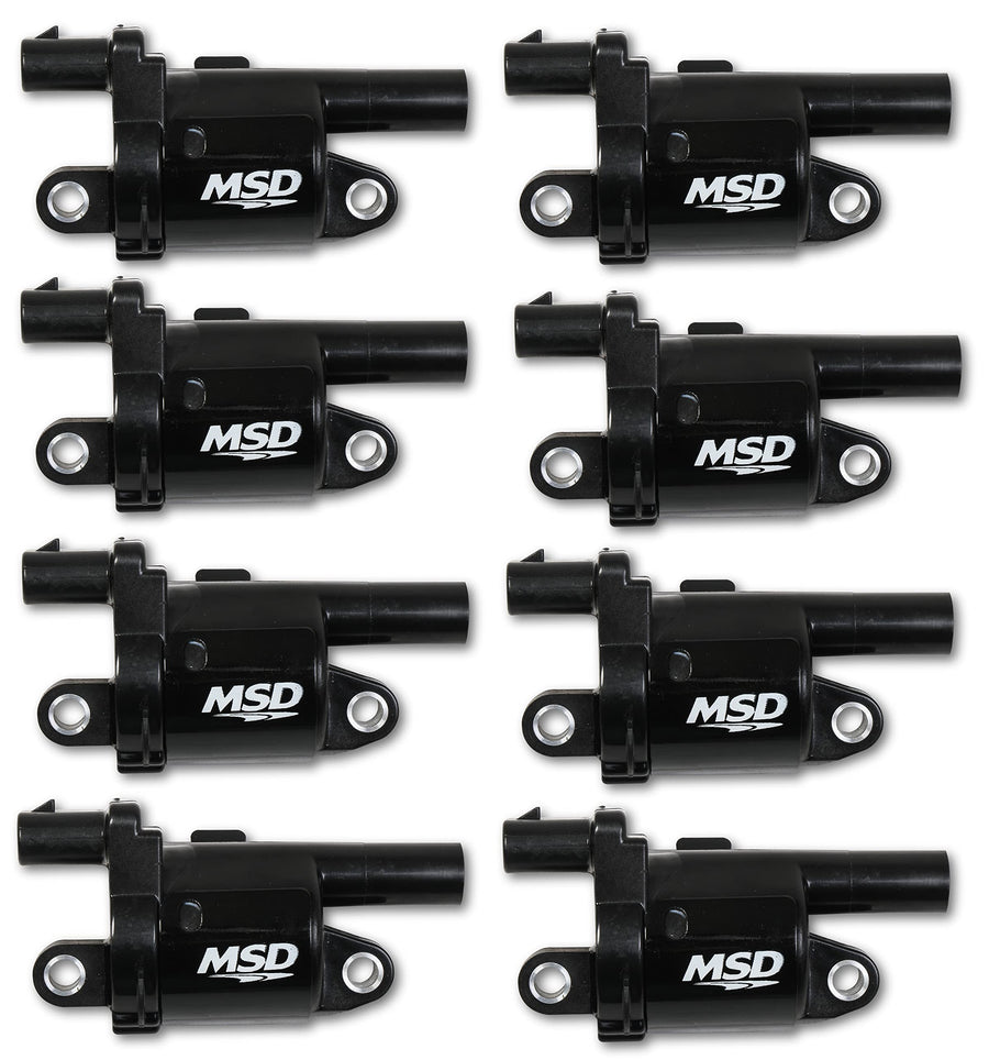 Blaster Series MSD 826883 Ignition Coil, Round, Black, 8-pack