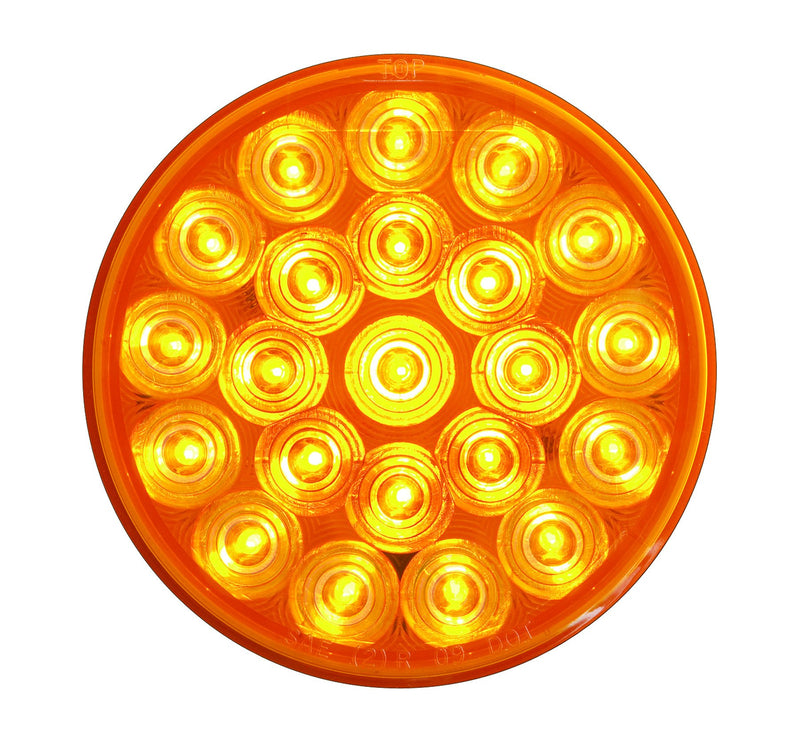 Amber Optronics 4" Oval Sealed LED Warning Lamp SLL43AB2P