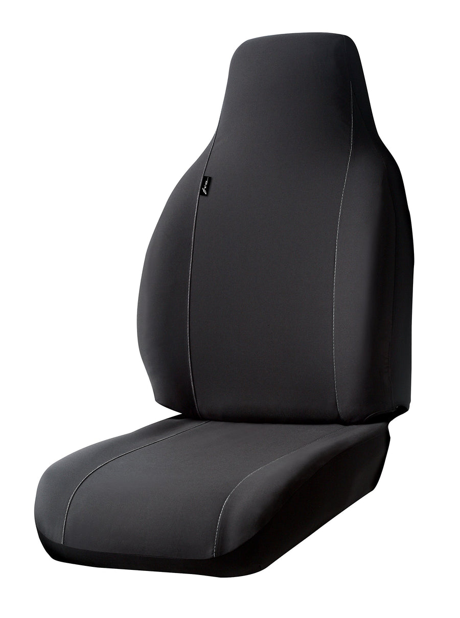 Fia SP800 BLACK SP801 Seat Protector Black Seat Cover (Semi-Car Front Bucket Seats/Poly-cotton)