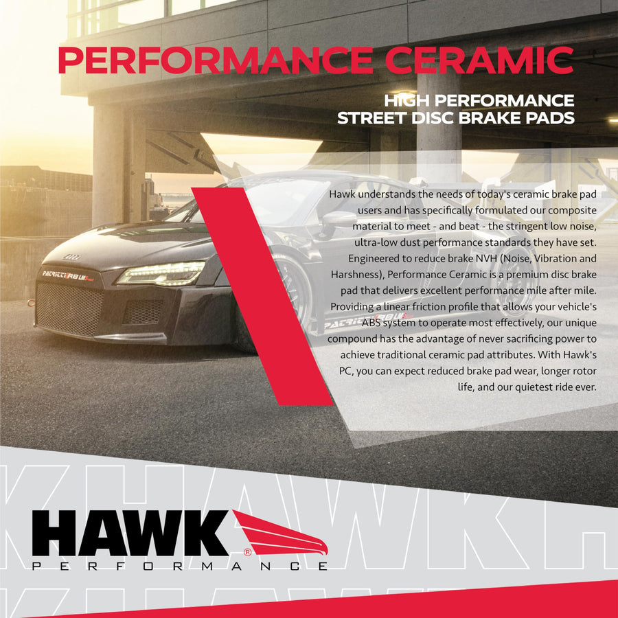 Performance Hawk HB710Z.706 Ceramic Street Brake Pads