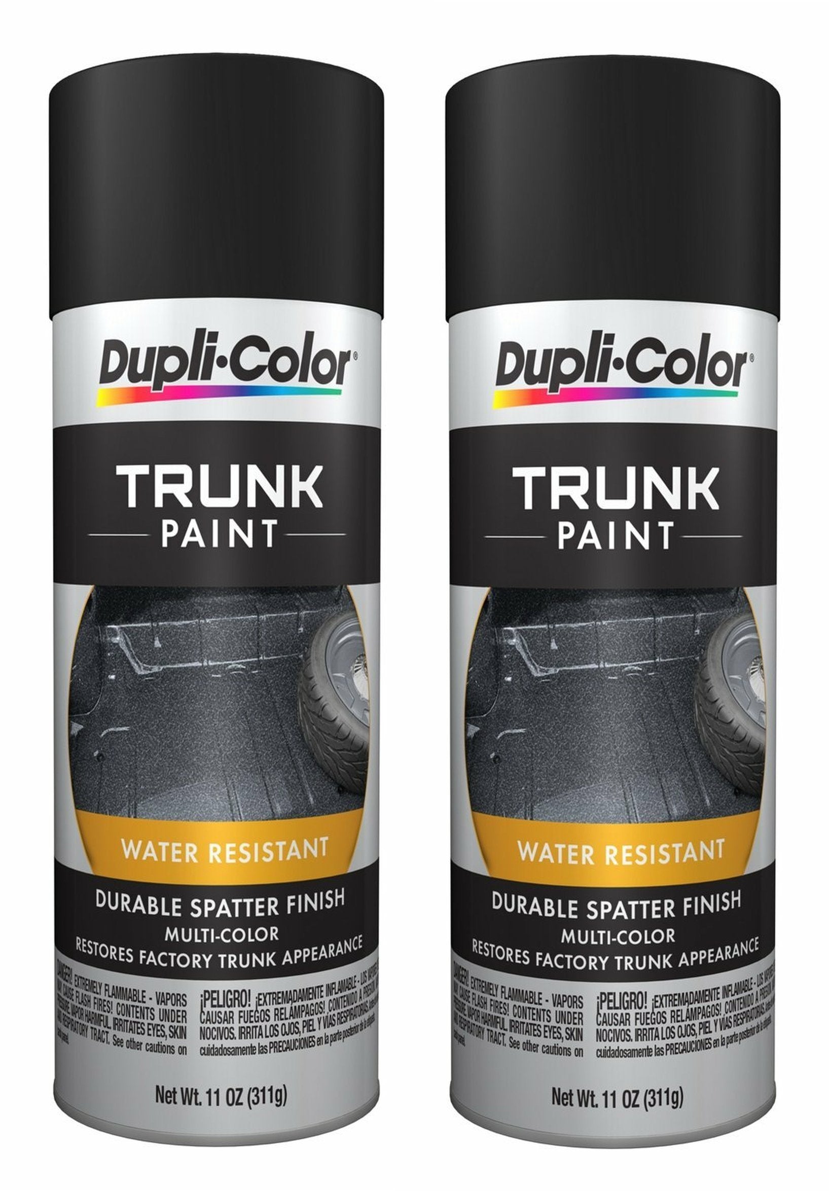 Dupli-Color Black & Aqua TSP102 Water Resistant Trunk Paint 11 oz. - 2 Pack
