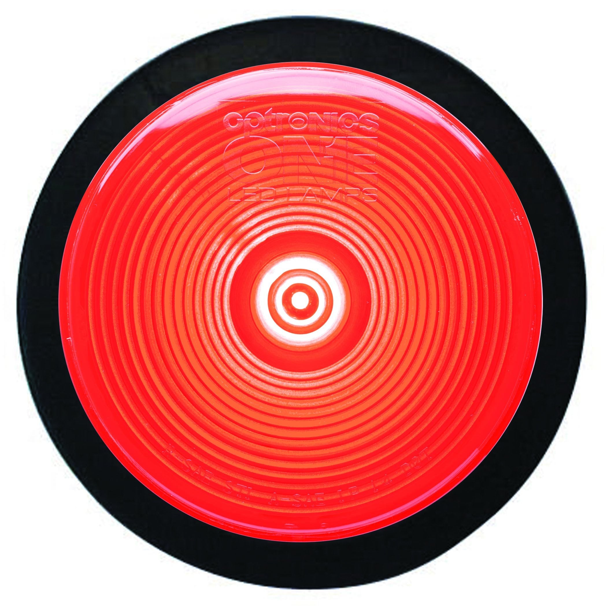 Optronics ONE STL003RK 4" Round LED Sealed Light Flange Mount Kit, Red