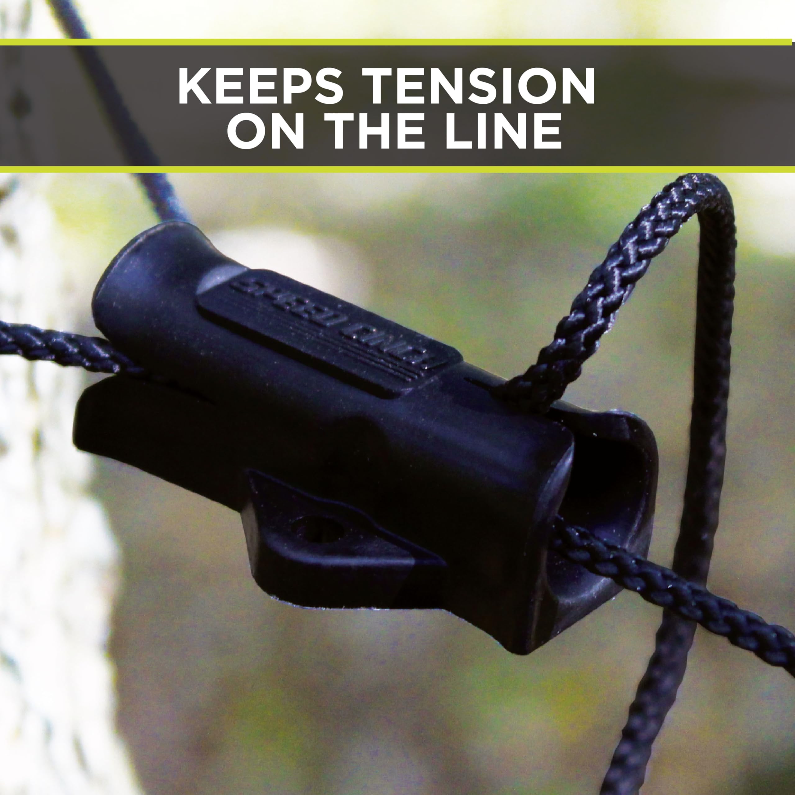 All-Purpose Rope Cinch SlotLock, Multipurpose Rope Locking Device for Clotheslines, Cargo Management and More, 5-Pack