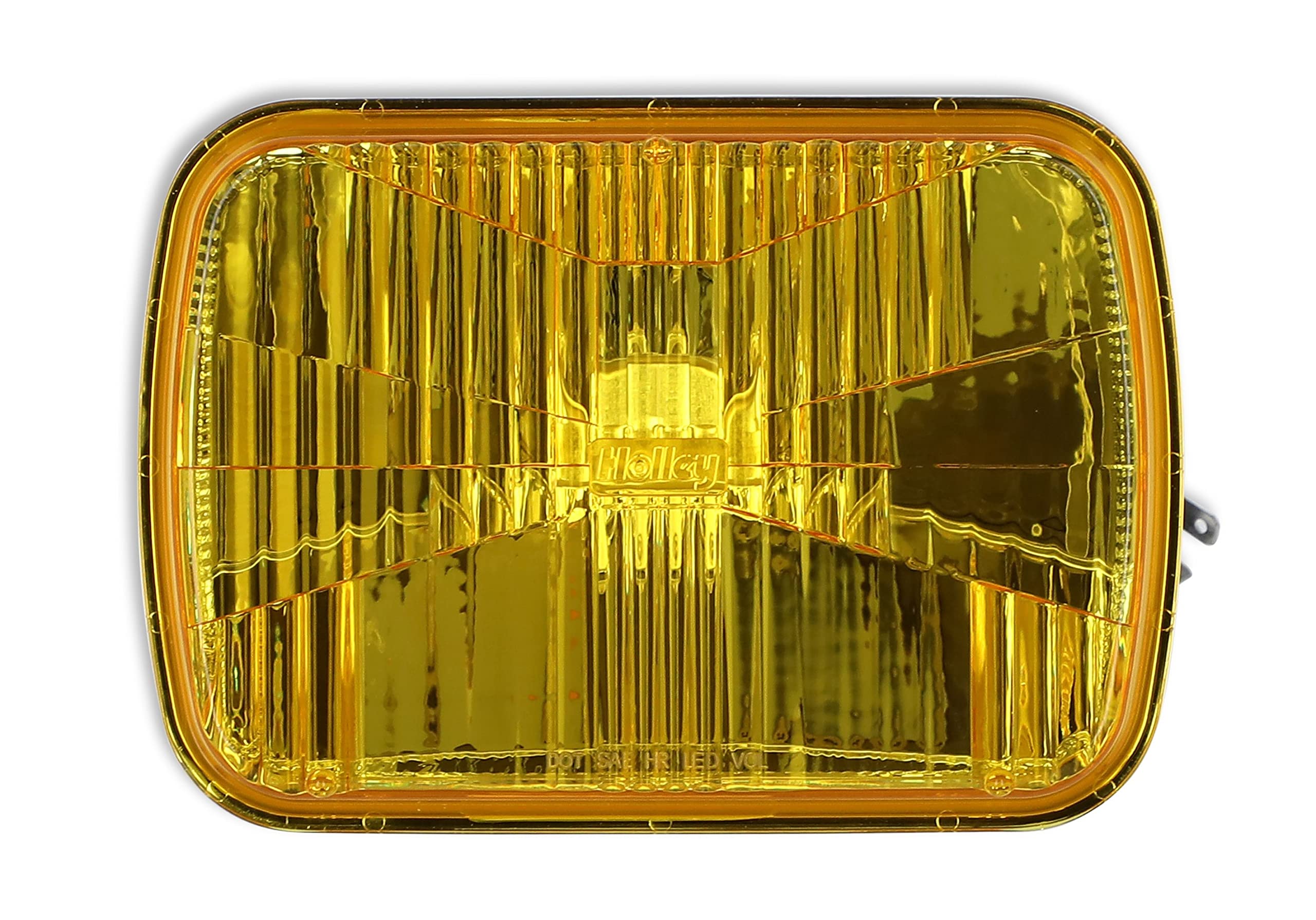 Yellow Lens Holley RetroBright LED Headlight (Utilizes 5700K Bulb)