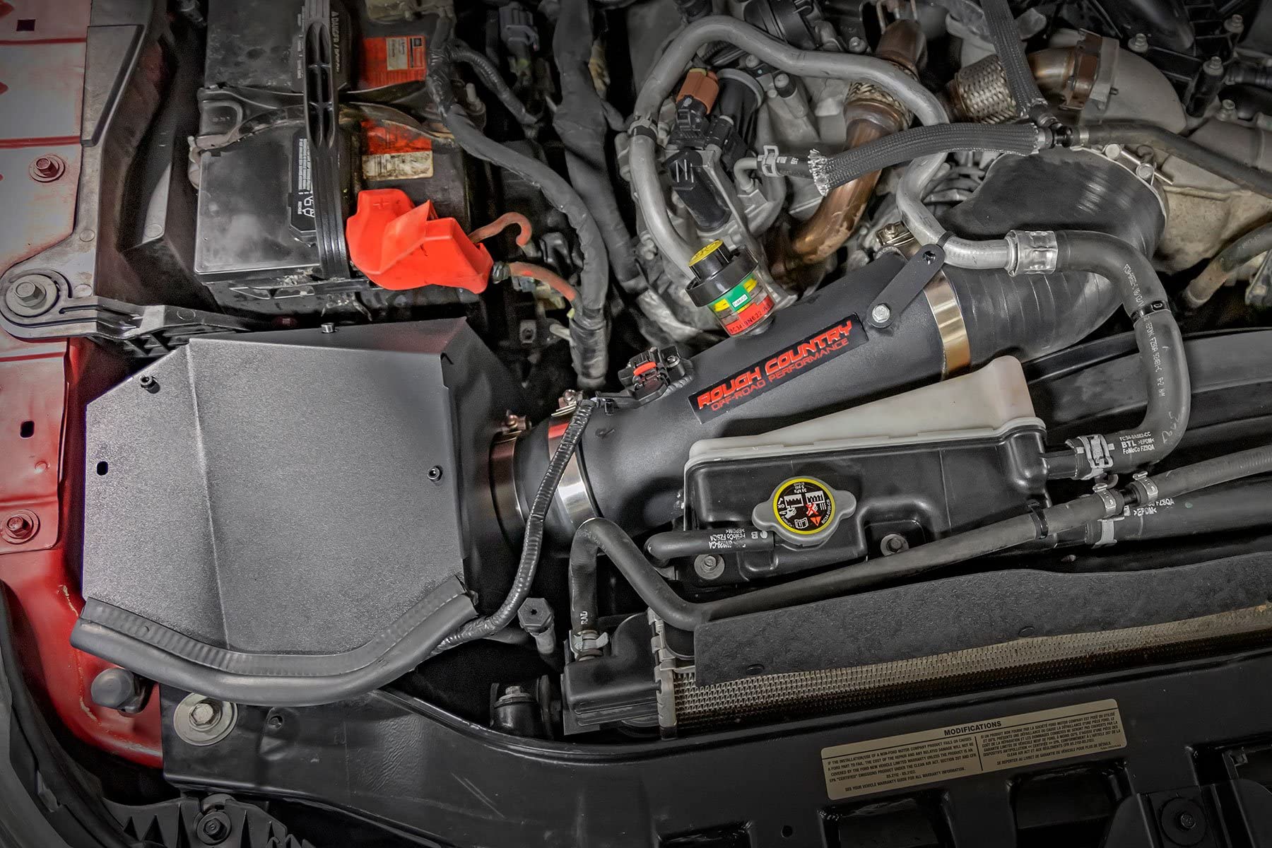 Cold Air Intake Rough Country for 11-16 Ford Super Duty | 6.7L Diesel - 10476