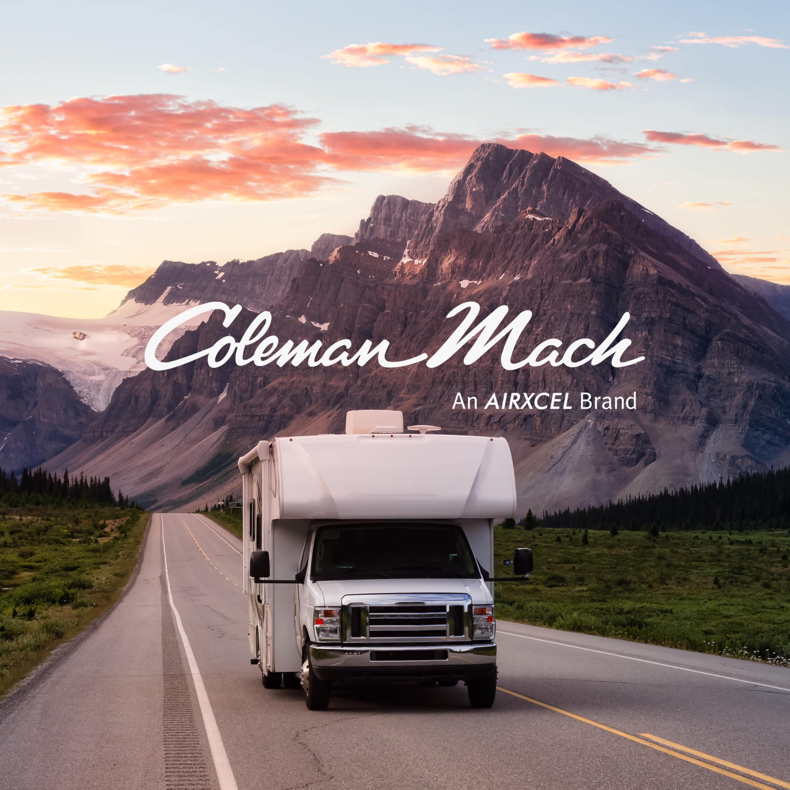 Signature Series Coleman-Mach 3 13.5K BTU RV Air Conditioner, Medium Profile, Polished Black Shroud