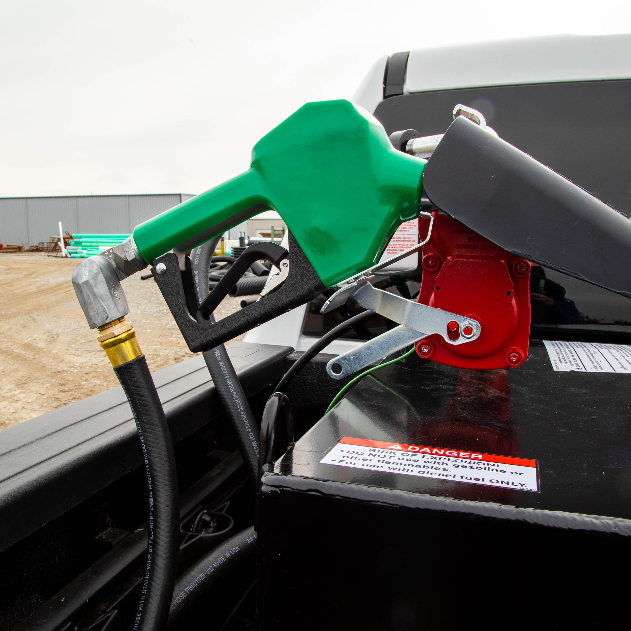 Fill-Rite ¾" SDN075GAN Automatic Standard Duty Fuel Transfer Nozzle, Green - 3 to 15 GPM for Gasoline, Diesel, Biodiesel up to B20, E15 & Kerosene