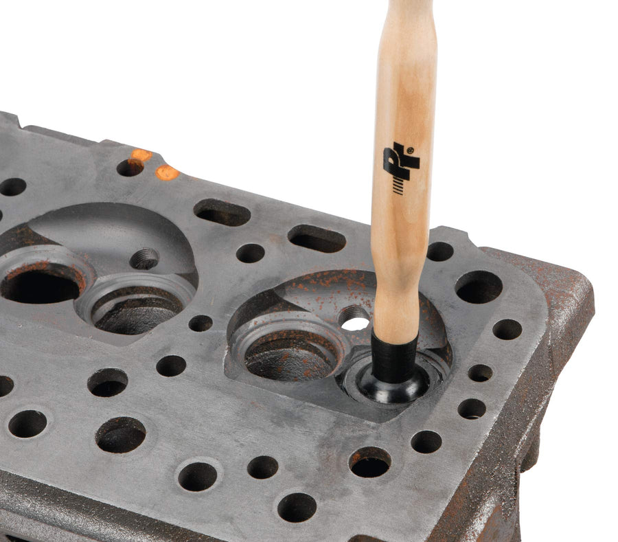 W80571 Performance Tool Valve Lapping Tool with Heavy Duty Rubber Suction Cups and Hardwood Handle - Large Size for 1 1/8-Inch and 1 3/8-Inch Valves