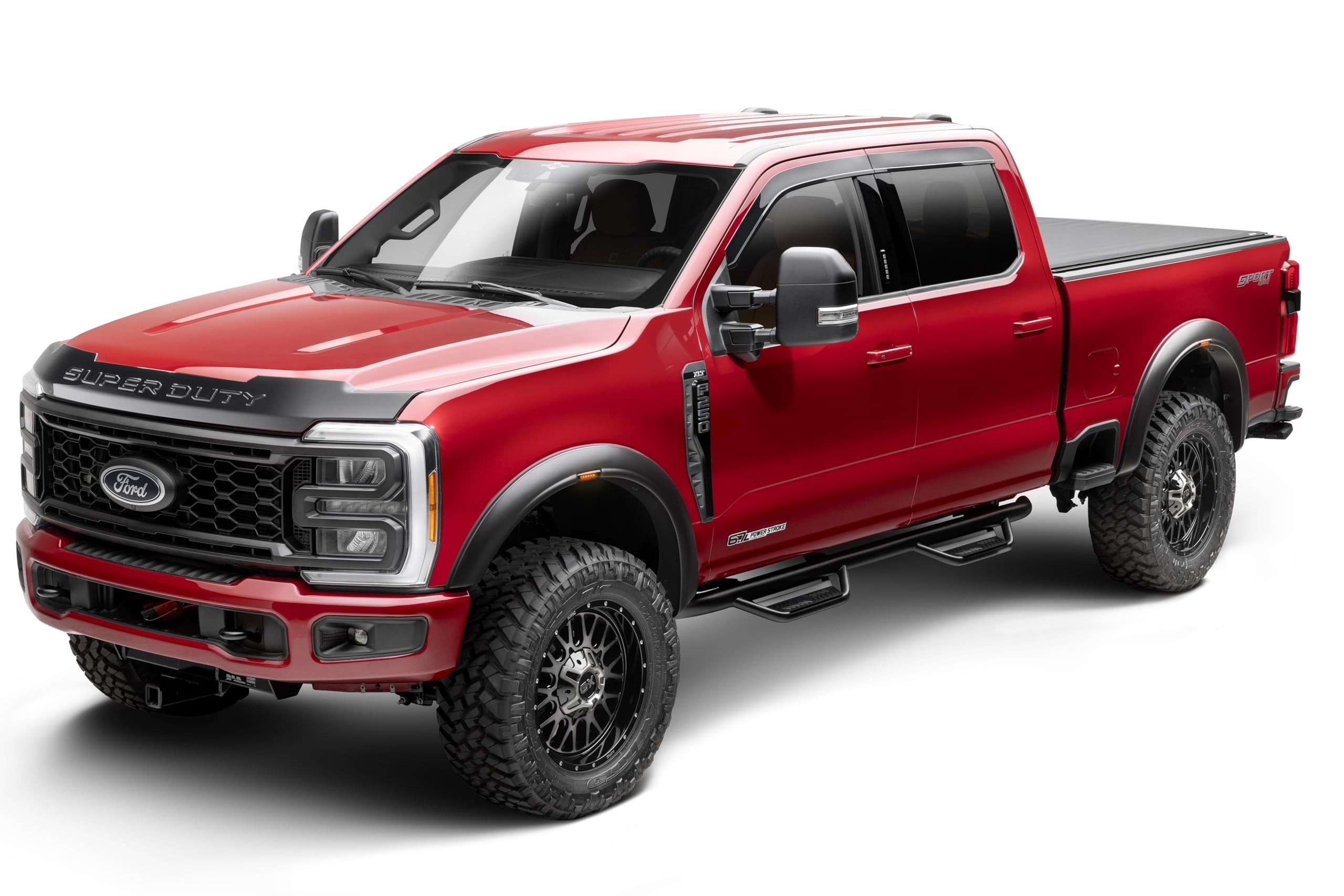 Husky Liners RVL Style Fender Flares | Fits 2023-2026 Ford F-250 SD; 2023-2026 Ford F-350 SD (Excludes Dually) | Front & Rear, 4-pcs. Black | 2802980