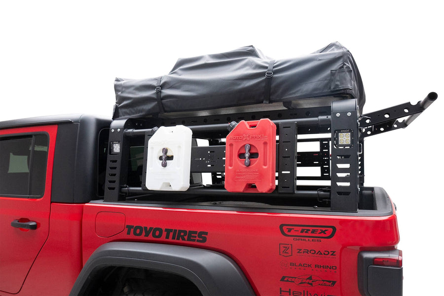 ZROADZ Access Z834211 Overland Rack 2019-2022 Jeep Gladiator Black