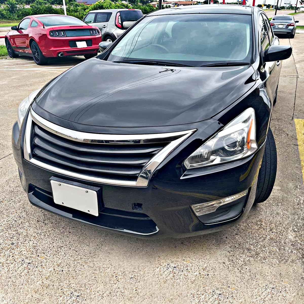 Left Driver Side SPEC-D TUNING Chrome Projector Headlight Compatible with 2013-2015 Nissan Altima Sedan, Headlamp Assembly