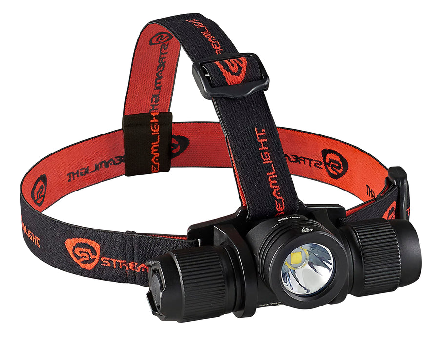 ProTac 2.0 Streamlight 2000-Lumen Headlamp with Rechargeable Battery, Strap, Black