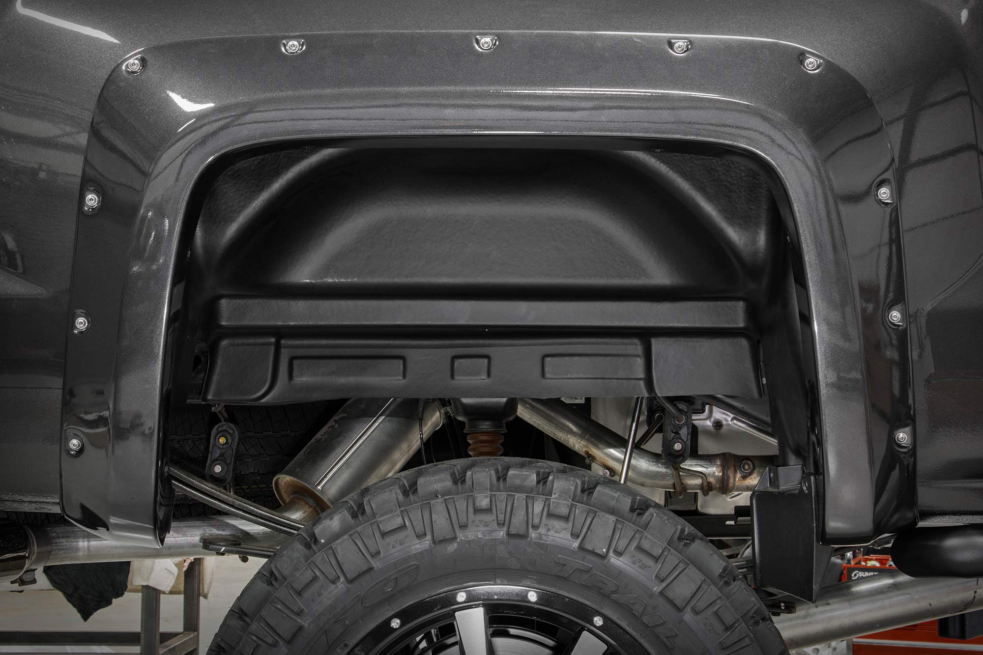 Rough Country Wheel Well Rear Liners for 07-13 GMC 1500/2500HD/3500HD - 4208