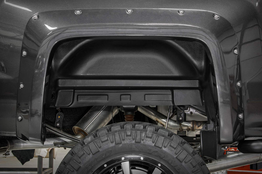 Rough Country Wheel Well Rear Liners for 2015-2019 Chevy 2500/3500HD - 4215