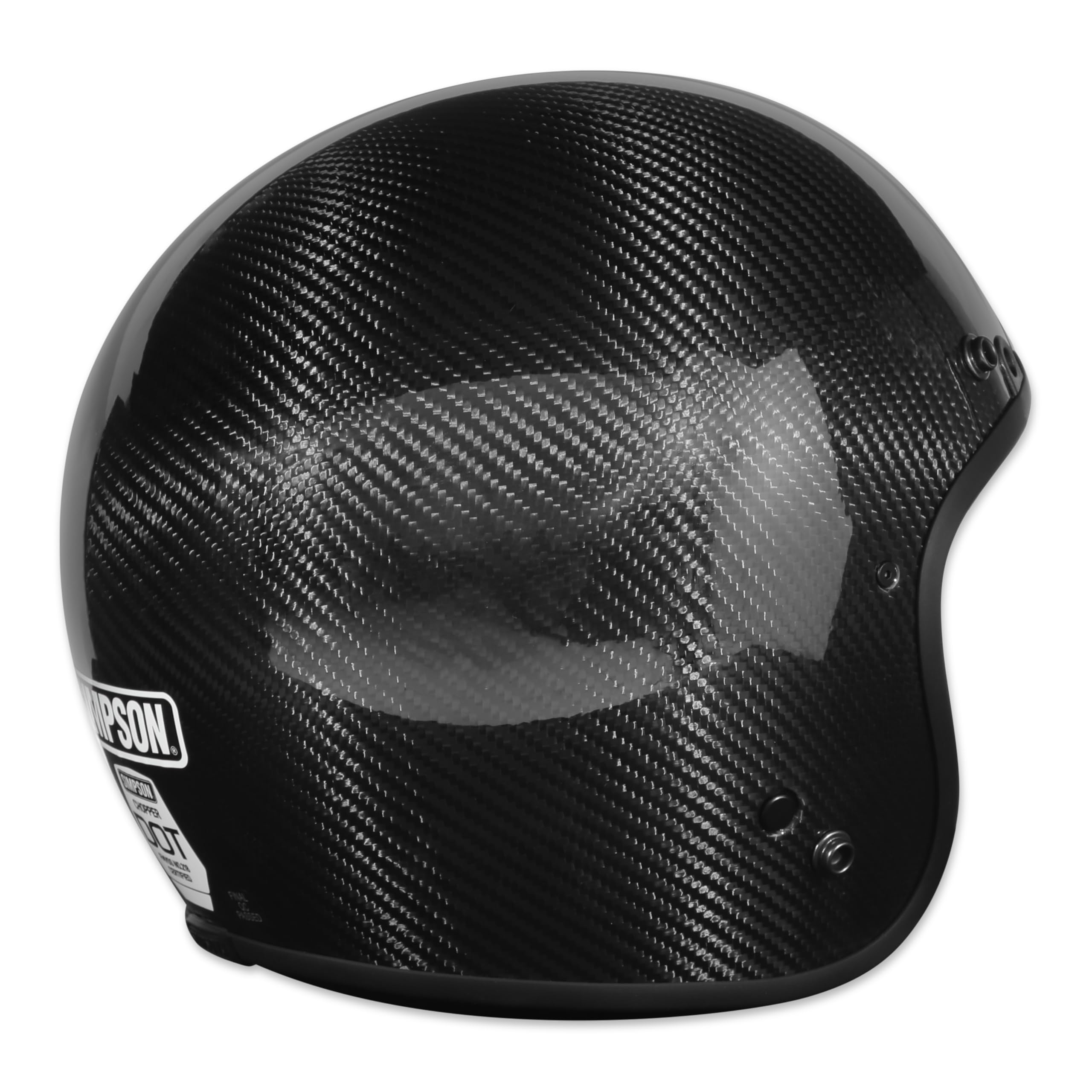 Motorcycle Simpson CHOPC2X Chopper Helmet Adult 2X-Large Carbon Fiber