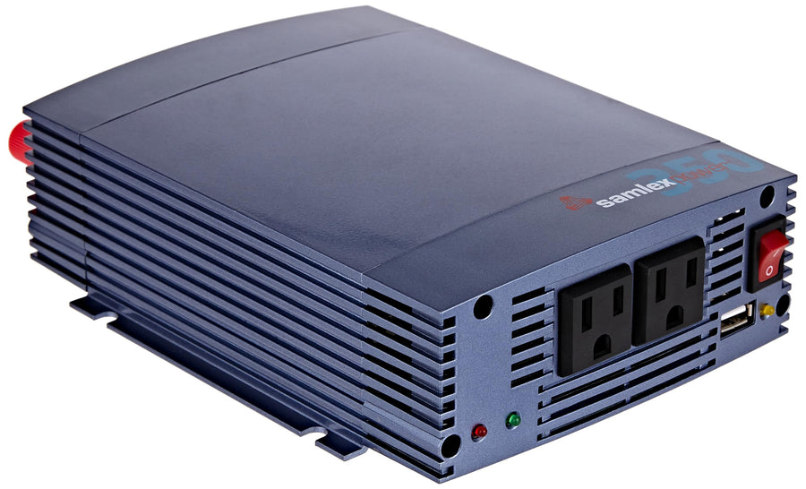 Samlex Solar Samlex America SSW-350-12A SSW Series Pure Sine Wave Inverter, Gray