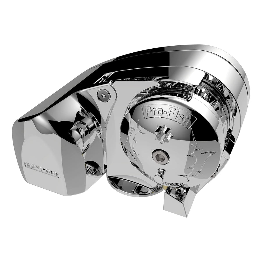 Lewmar 12V Pro Fish Chain Holder for 5/16" G4 Chain, Auto Free-Fall System, Maximum Pull 700 lbs., 316 Stainless Steel Construction, for Boats 28'-38' - 6656411108-102