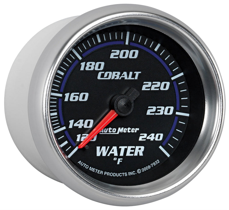 Cobalt Auto Meter 7932 Mechanical Water Temperature Gauge