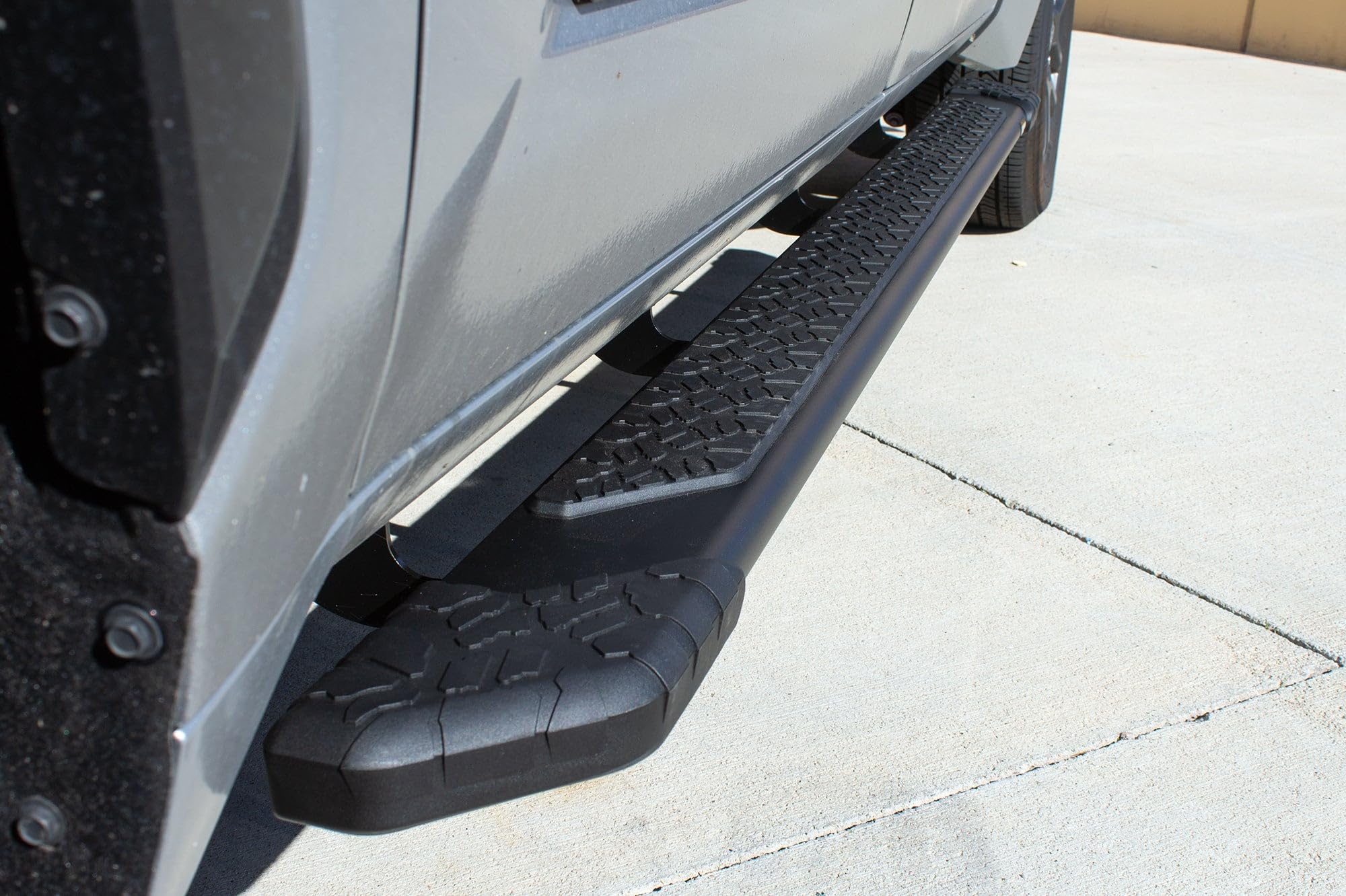 Raptor Series Steps Running Boards 5in Treadsteps Black Aluminum Compatible with 2022-2026 Tundra Crew Max