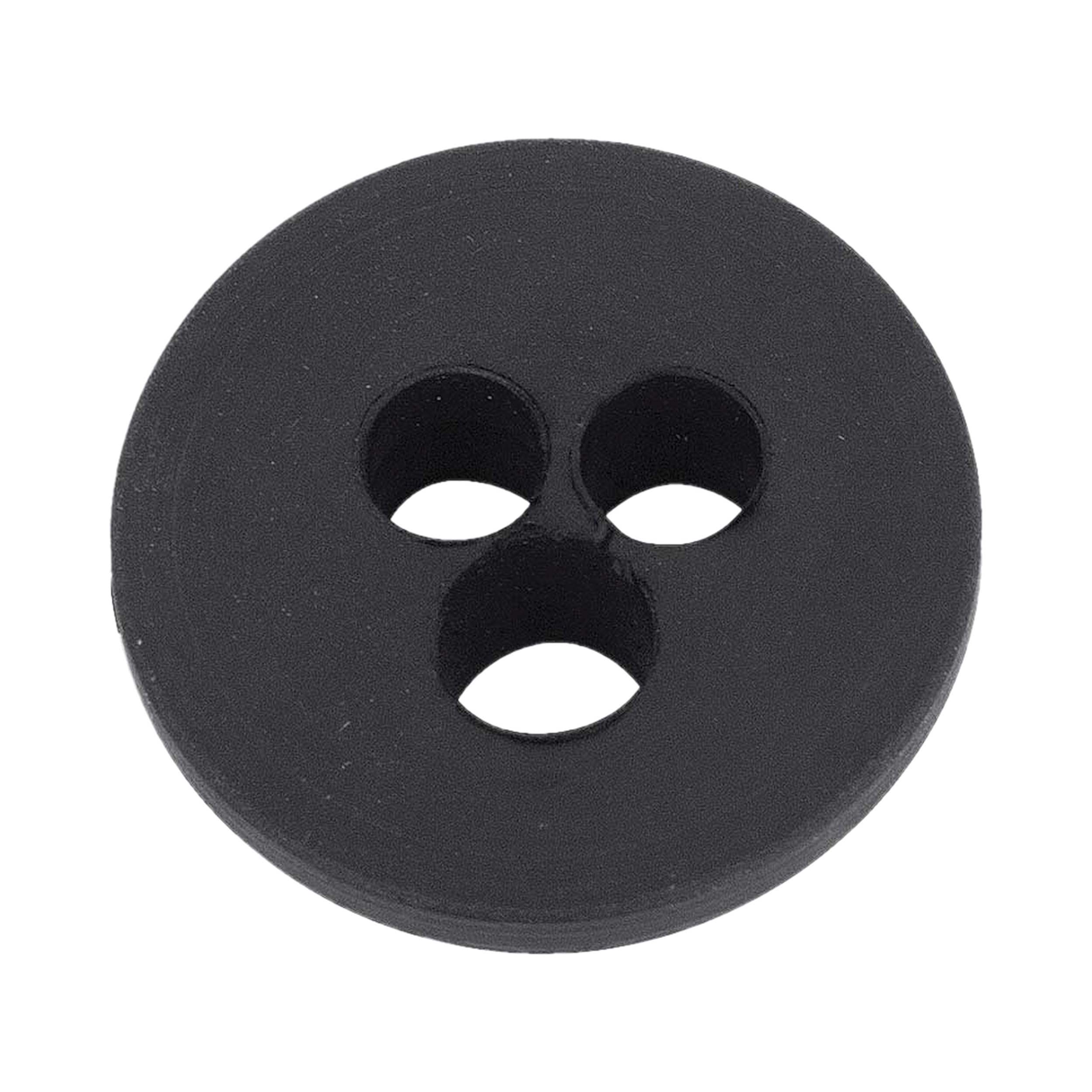 10-003 Brothers Trucks Grommet - Windshield Washer - 3-Holes - Round - Black