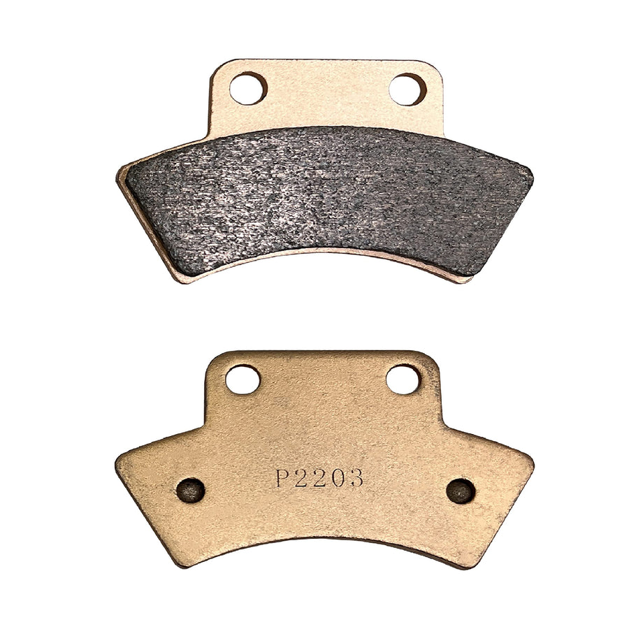 Demon Rear Left/Right Sintered Brake Pads for Polaris 300/400/BigBoss/Diesel/Magnum/Scrambler/Sport/Sportsman/TrailBoss/Worker/Xplorer, Metallic Material (See Fitments in Description)