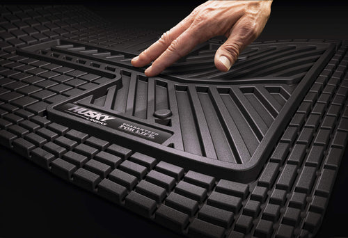 Husky Liners | Automotive Floor Mats Uni-Fit/Universal | Fits Cars, Trucks, Vans, SUV's | Black | 51502 | All Weather Protection | Easy Trim to FIT